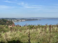 Looking down towards Dawlish, and Exmouth in the distance